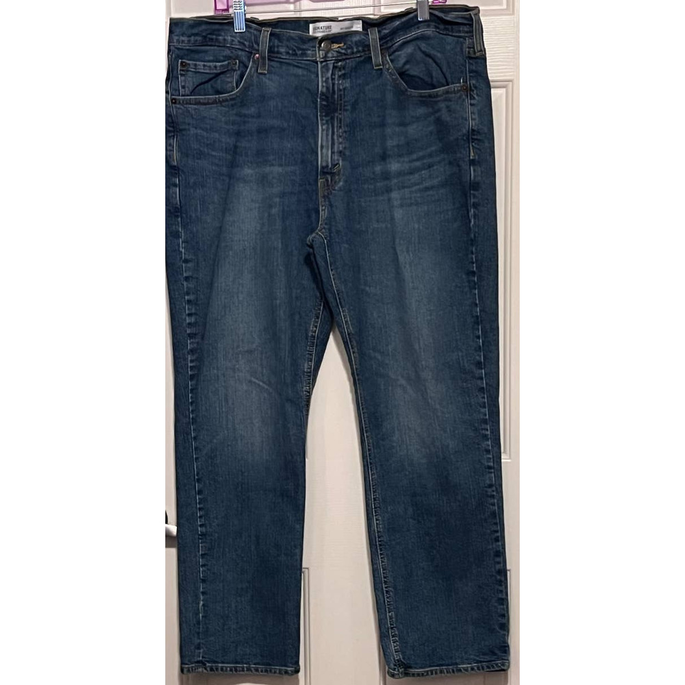 Signature Levi Strauss & Co. Men's S67 Athletic Denim Jeans Size 38 x 30